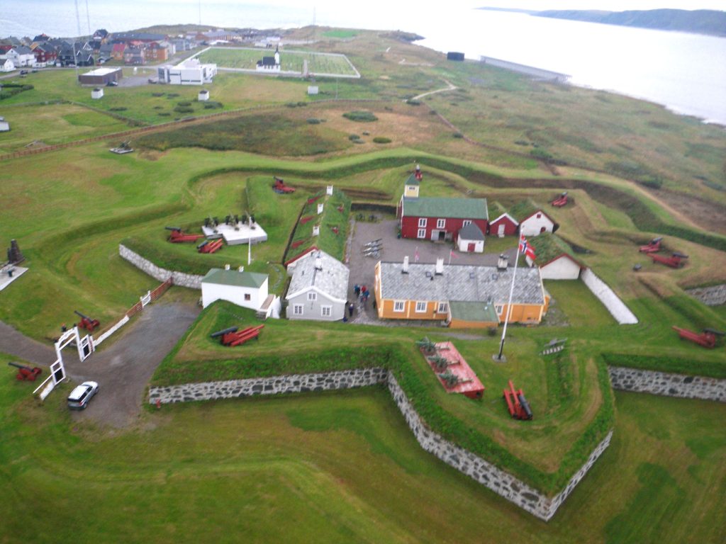 Short Expeditions vardøhus fortress in vardø seen from air